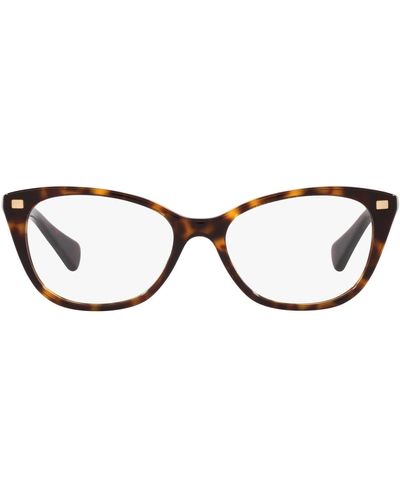 Ralph By Ralph Lauren Ra7146 Square Prescription Eyewear Frames - Black