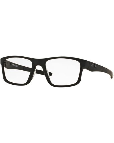 Oakley Ox8078 Hyperlink Square Prescription Eyeglass Frames - Black