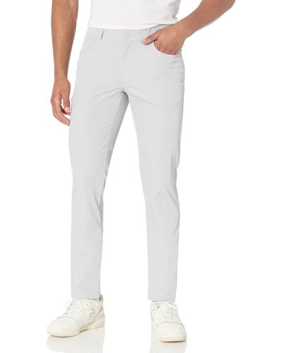 Lacoste Slim Fit 5 Pocket Stretch Pant - Gray