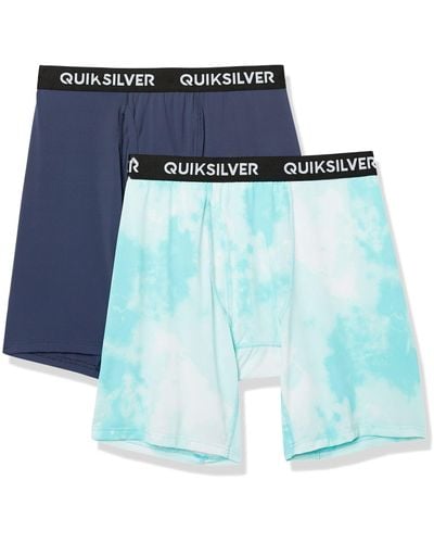 Quiksilver Performance-Netz-Boxershorts Retroshorts - Blau