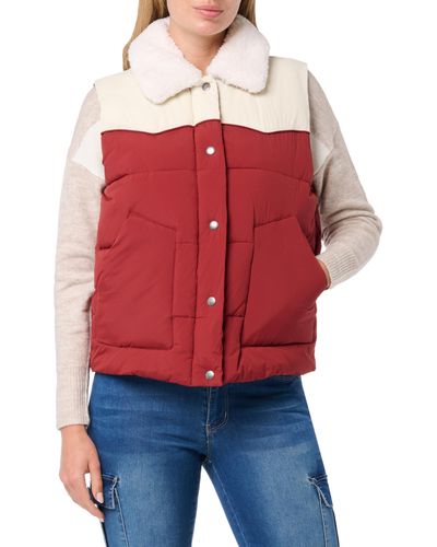 Levi's Western Puffer Vest - Red