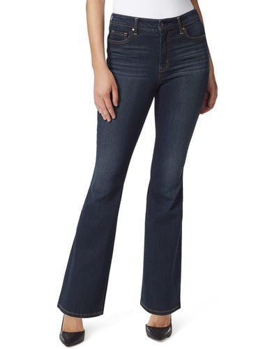 Jessica Simpson Plus Size Adored High Rise Flare Jean - Blue