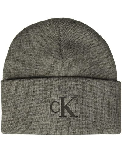 Calvin Klein Cuff Hat Gorro para Clima Fro - Verde