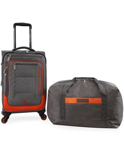 Nautica Pathfinder 2pc Softside Luggage Set - Gray