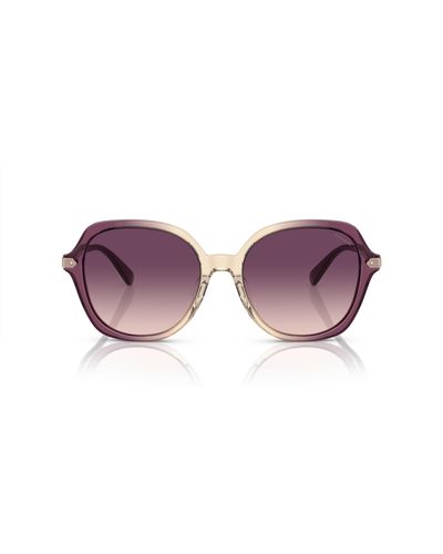 COACH Hc8377u Universal Fit Sunglasses - Purple