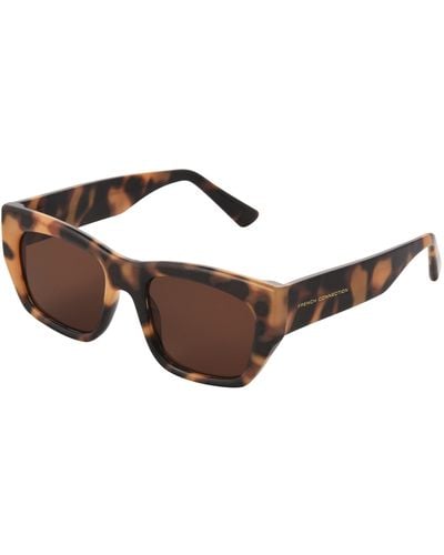 French Connection Gwendolyn Cat Eye Sunglasses - Brown