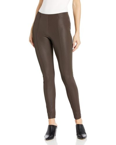 Kendall + Kylie Kendall + Kylie Pebbled Faux Leather Leggings - Gray