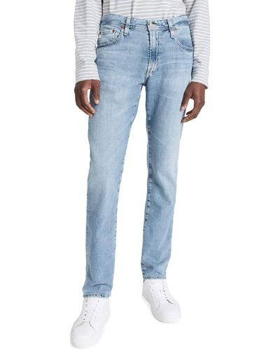 AG Jeans Everett Slim Straight Jeans - Blue