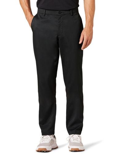 Amazon Essentials Pantaloni da Golf Elasticizzati dalla vestibilità Sportiva - Nero