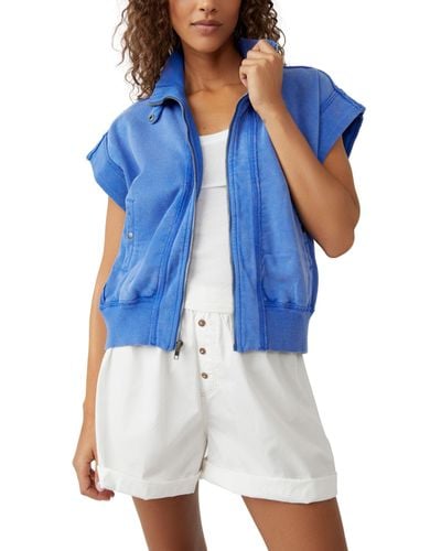 Free People Tolly Vest - Blue