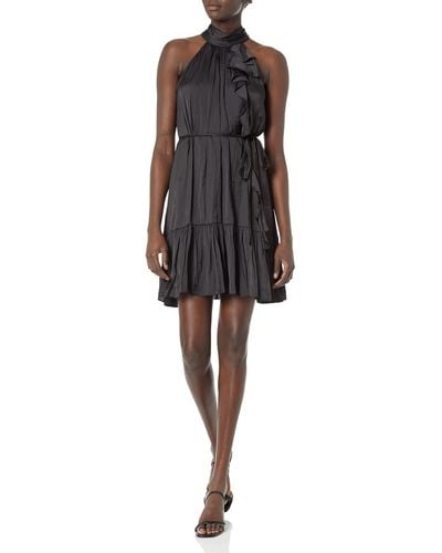 Ramy Brook Warren Sleevless Mini Dress - Black