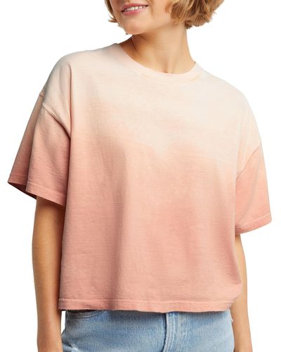 Hanes Originals Cropped T-shirt - Pink