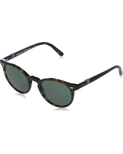 Polo Ralph Lauren Ph4151 Round Sunglasses - Black