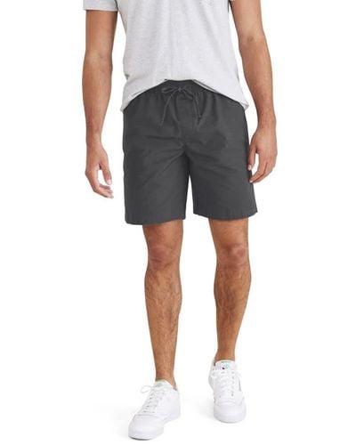 Dockers Ultimate Straight Fit 7.5" Pull On Shorts With Supreme Flex, - Gray