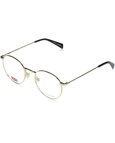 Levi's Lv 1007 Oval Prescription Eyeglass Frames - Metallic