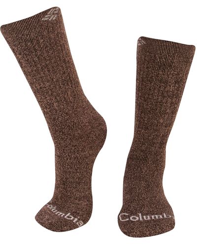Columbia 2 Pack Casual Wool Crew Socks - Multicolor