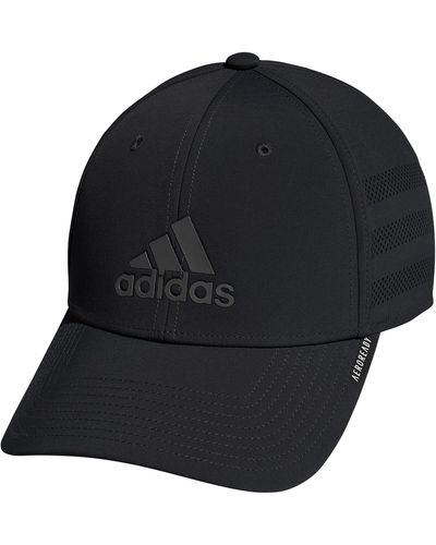 adidas Mens Gameday 3 Structured Stretch Fit Baseball Cap - Blue