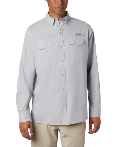 Columbia Low Drag Offshore Long Sleeve Shirt - Gray