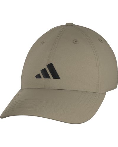 adidas Ultimate Hat Relaxed Crown Adjustable Fit Strapback Cotton Baseball Cap - Green
