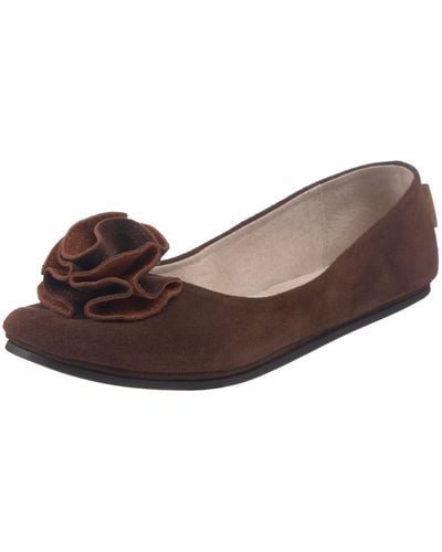 French Sole Bunch Ballet Flat,chocolate/rust,7.5 M Us - Brown