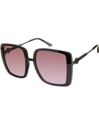 Jessica Simpson J6114 Oversized Square Sunglasses With 100% Uv Protection. Glam Gifts For Her - Black