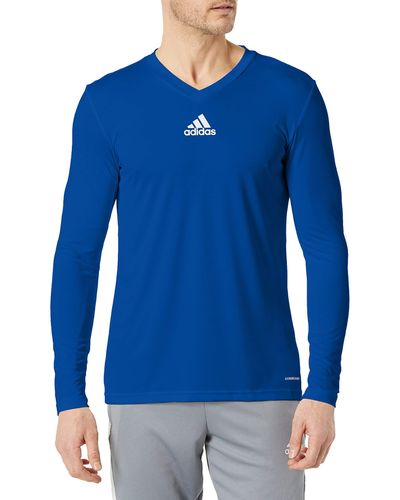 adidas Mens Team Base Tee Shirt - Blue