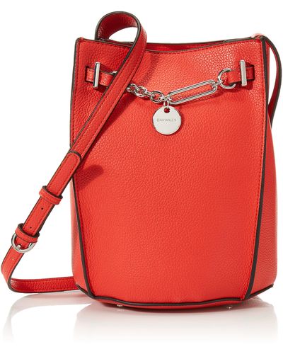 Calvin Klein Lennon Bucket Bag - Red