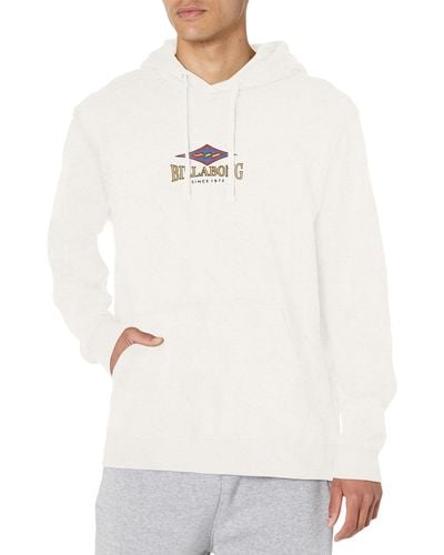 Billabong Short Sands Pullover Graphic Sweatshirt - White