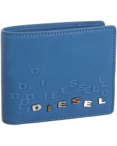 DIESEL Jem Wallets Hiresh Small Wallet,t6080,deep Sea,one Size - Blue