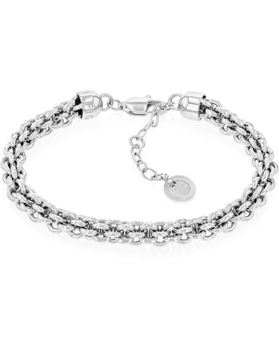 Tommy Hilfiger Stainless Steel Chain Bracelet | Elevate Your Style With A Timeless Accent |jewelry For Everyday Glam| - Metallic