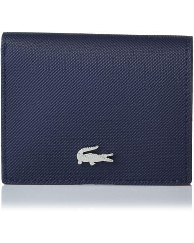 Lacoste S Double Purse With Coin - Blue