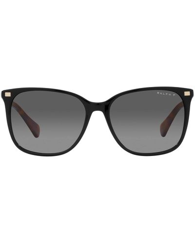 Ralph By Ralph Lauren Ra5293 Polarized Square Sunglasses - Black