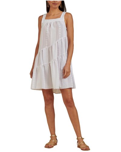 Splendid Aubrey Mini Dress - White