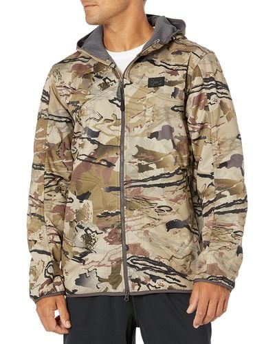 Under Armour Mens Brow Tine Coldgear Infrared Jacket - Brown