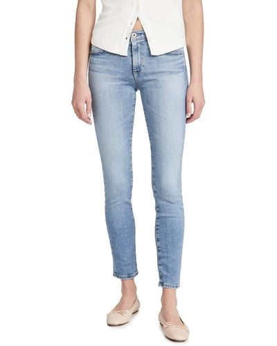 AG Jeans Prima Ankle Jeans - Blue
