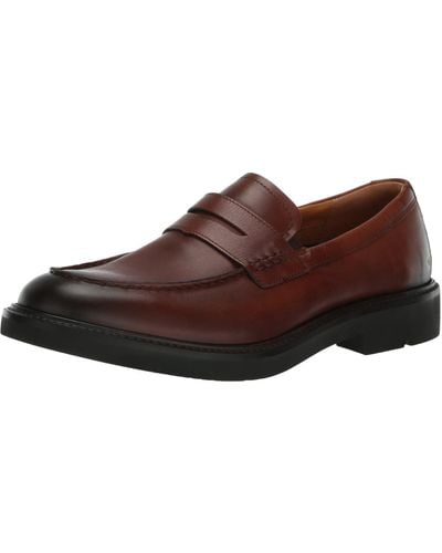 Ecco S Metropole London 525654 Leather Cognac Shoes 9-9.5 Uk - Black