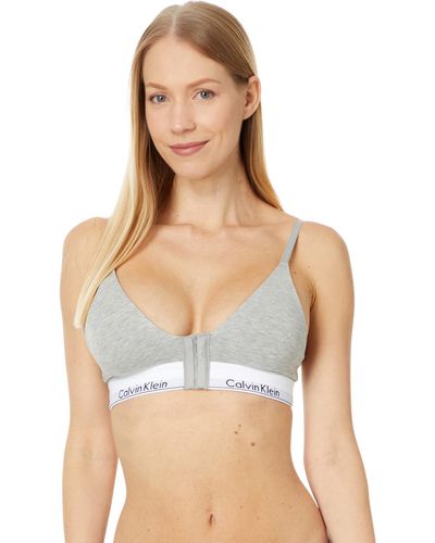 Calvin Klein Modern Cotton Lightly Lined Triangle Recovery Bra - Blue