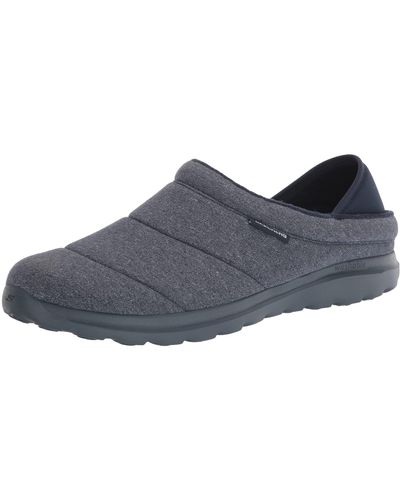 Skechers Gowalk Lounge-athletic Slipper House Shoe With Indoor Outdoor Air Cooled Foam - Black