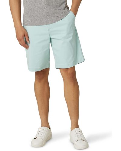 Lee Jeans Extreme Motion Flat Front Short Glacier 30 - Blue