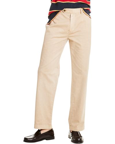 Brooks Brothers Garment-dyed Vintage Chino Pants - Natural