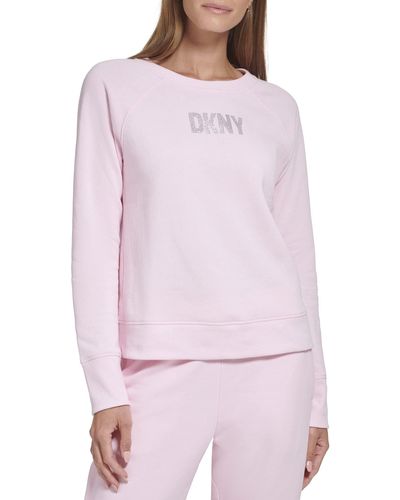 DKNY Pullover Sweatshirt - Purple