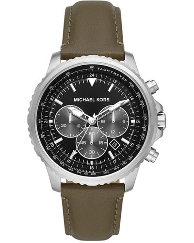 Michael Kors Mk8985 - Cortlandt Chronograph Watch - Metallic