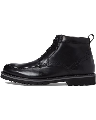 Rockport Mitchell Moc Boot Ankle - Black