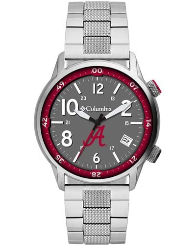 Columbia Outbacker Alabama Crimson Tide Stainless Steel Watch With Stainless Steel Bracelet - Metallic