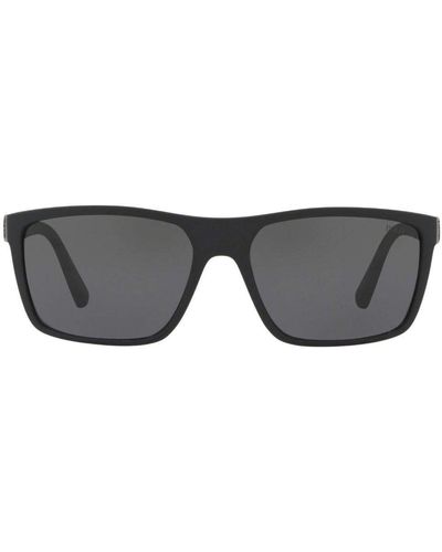 Polo Ralph Lauren S Ph4133 Rectangular Sunglasses - Gray