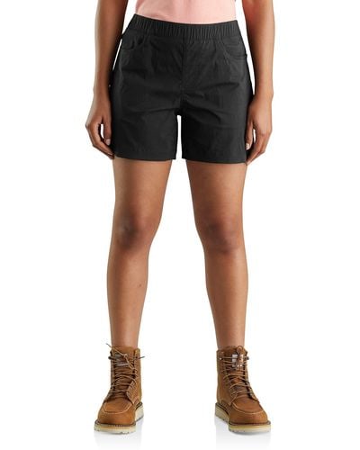 Carhartt Force Relaxed Fit Ripstop 5 Pocket Work Short - Black