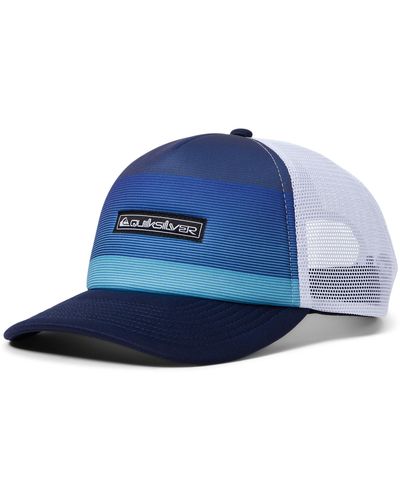 Quiksilver Emu Coop Snapback Trucker Hat - Blue