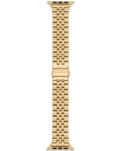 Michael Kors Interchangeable Watch Band Compatible With Your 42mm/44mm/45mm Apple Watch- Stainless Steel Bracelet Bands For Apple Watch - Metallic