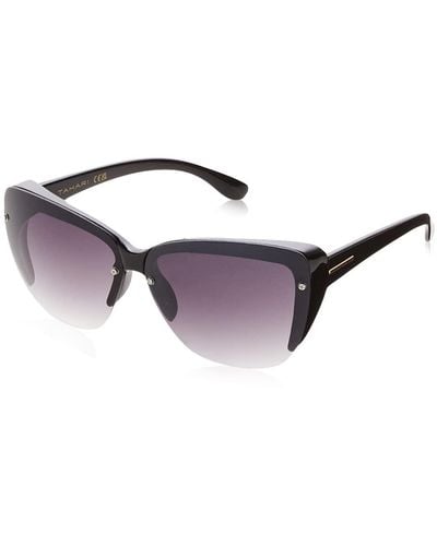 Tahari Womens Th705 Stylish Uv Protective S Cat Eye Sunglasses Elegant Gifts For 66 Mm - Black