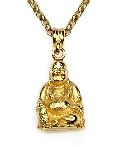 Ben-Amun "the Buddha Inspired 24k Gold Plated Pendant Statement Necklace Made In New York - Metallic
